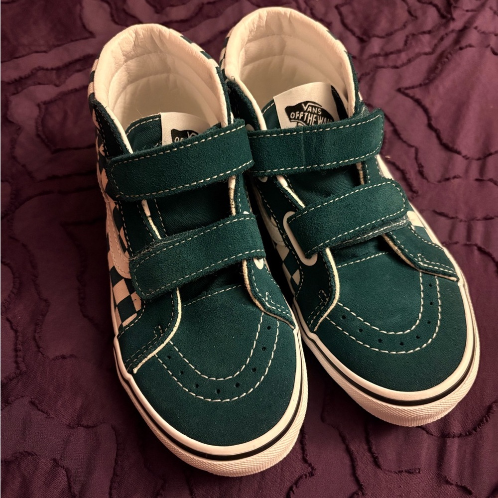 Vans Kids Teal High-Top Sneakers